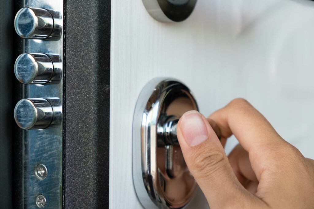 security cylinder door